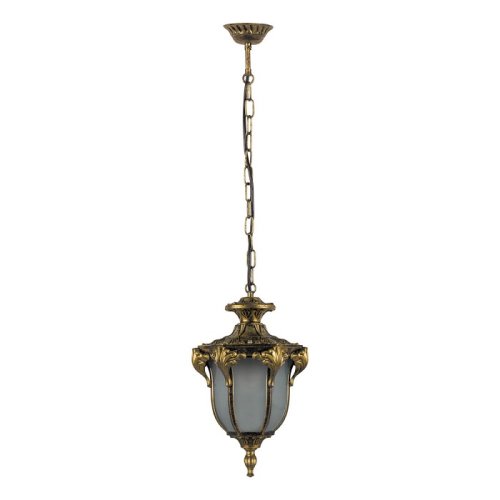 Светильник садово-парковый на цепочке Feron PL4044 60W E27 IP44 Черное золото картинка 